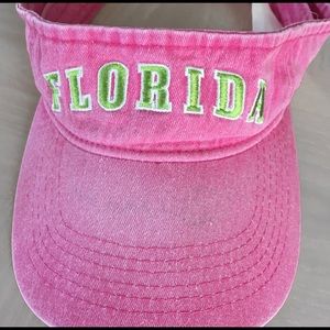 Pink Florida visor